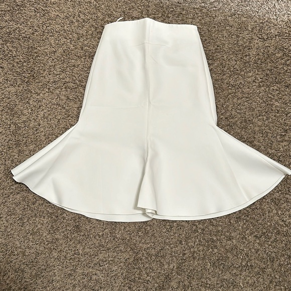 Ellery White Pencil Flare/ Flute Skirt,All Products : American Fashion Style Bags On Sale